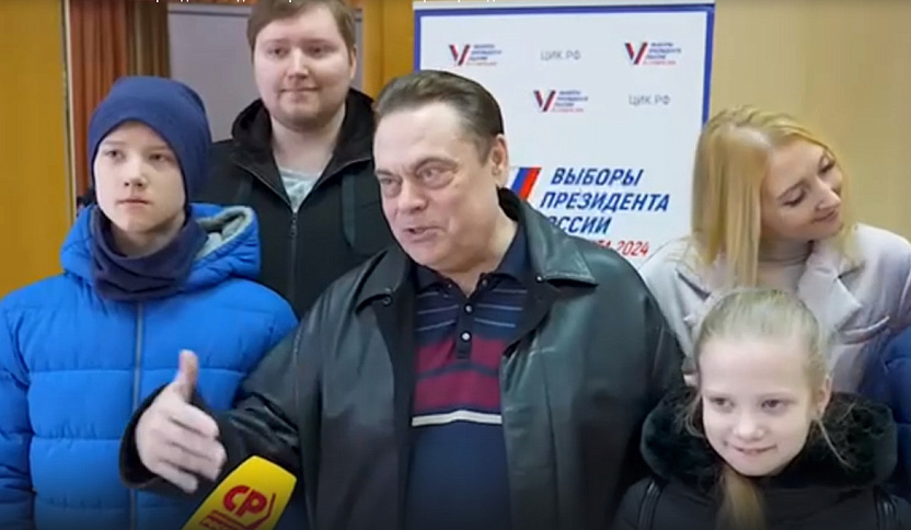 Геннадий Семигин исполнил свой гражданский долг и проголосовал на выборах Президента России.